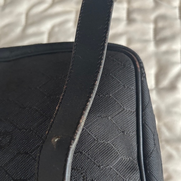 Dior Vintage Black Crossbody Bag with Gold Accents - Picture 13 of 16